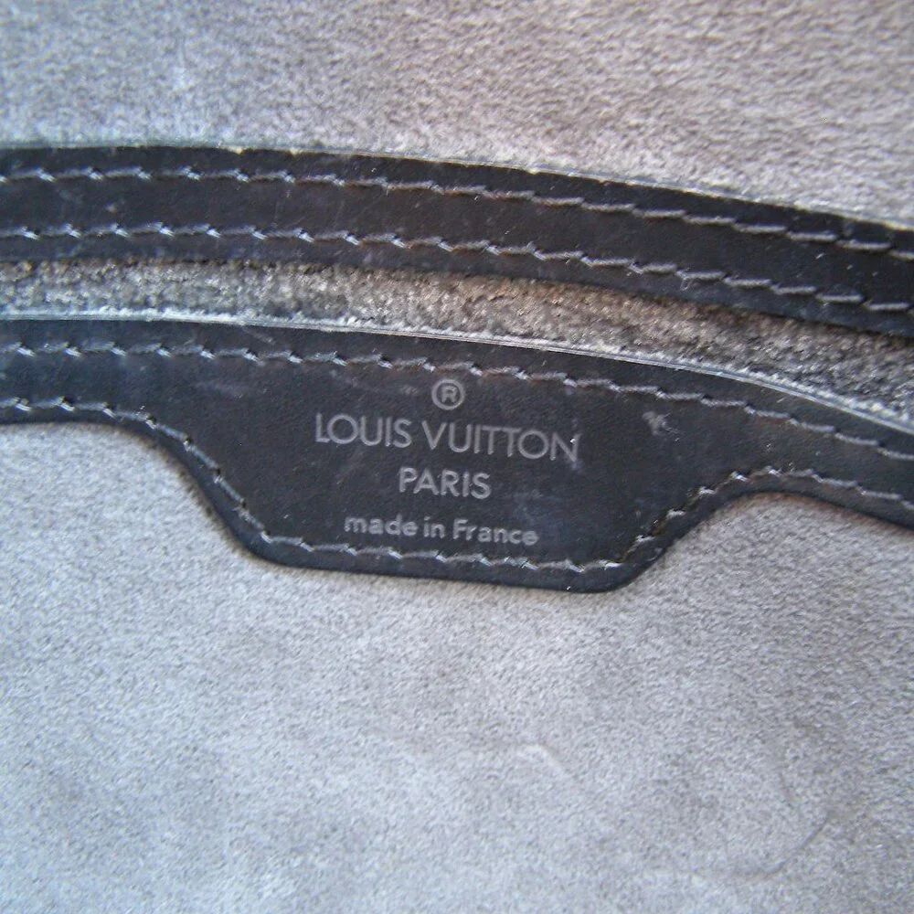 Authentic LOUIS VUITTON Black Epi Leather Mabillon Backpack Bag